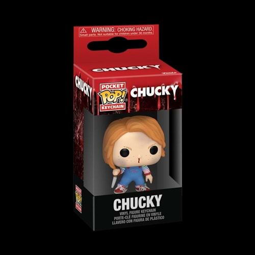 FUNKO POP CHUCKY WITH KNIFE KEYCHAIN