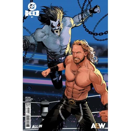 DC K.O. #1 (OF 5) COVER K DAN MORA HANGMAN ADAM PAGE AEW CAMEO CARD STOCK VARIANT