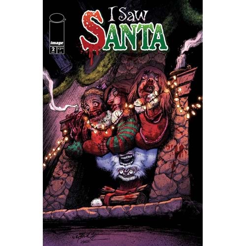 I SAW SANTA A SPAWN UNIVERSE CHRISTMAS STORY #2 (OF 2) COVER B JONATHAN WAYSHAK VARIANT