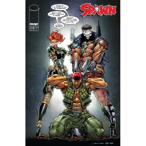 SPAWN # 370 COVER C BRETT BOOTH YOUNGBLOOD TEAM UP VARIANT
