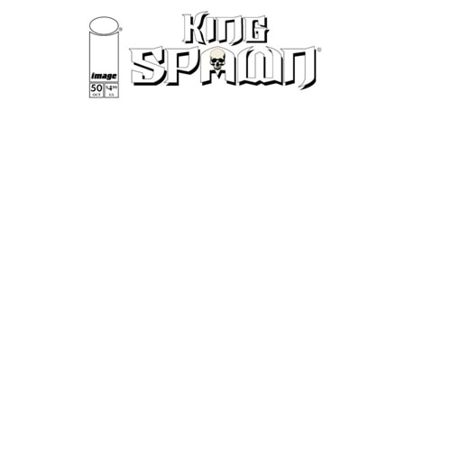 KING SPAWN # 50 COVER D BLANK SKETCH VARIANT