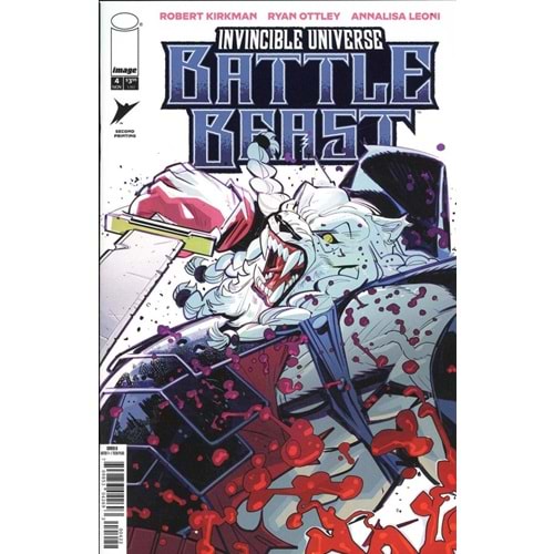 INVINCIBLE UNIVERSE BATTLE BEAST # 4 SECOND PRINTING COVER B JASON HOWARD SWORD VARIANT