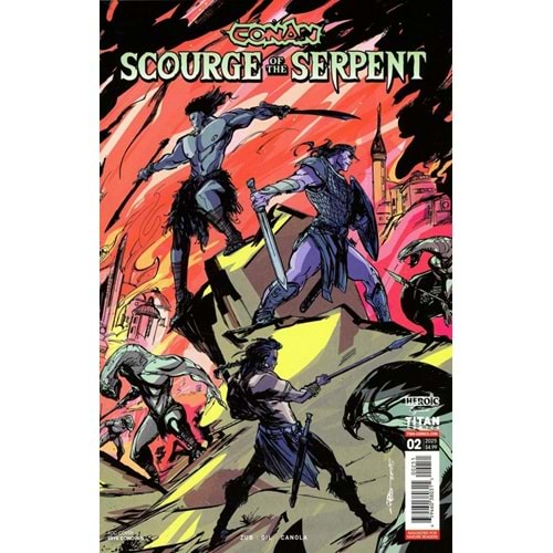 CONAN THE BARBARIAN SCOURGE OF THE SERPENT #2 (OF 4) COVER E ERYK DONONVAN VARIANT