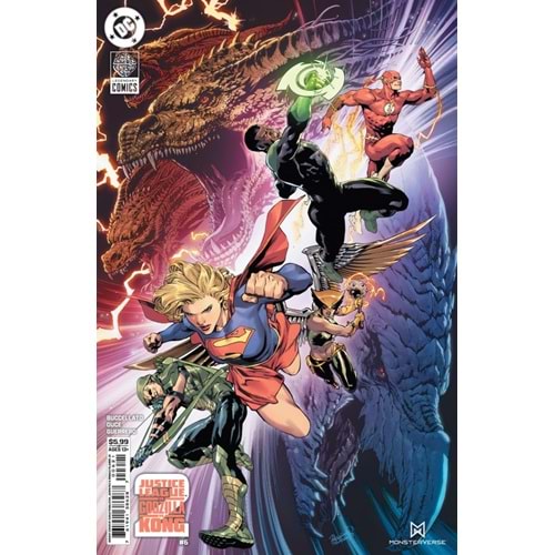 JUSTICE LEAGUE VS GODZILLA VS KONG 2 # 6 (OF 7) COVER B CARLO PAGULAYAN CARD STOCK VARIANT