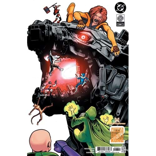 JUSTICE LEAGUE VS GODZILLA VS KONG 2 # 6 (OF 7) COVER D KEVIN MAGUIRE CARD STOCK VARIANT
