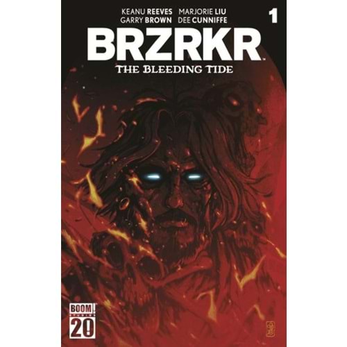 BRZRKR (BERZERKER) THE BLEEDING TIDE #1 (ONE-SHOT) COVER C MICHAEL DIALYNAS BOOM! 20TH ANNIVERSARY VARIANT