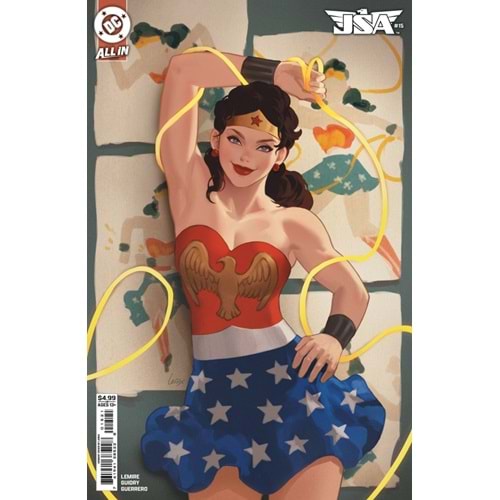 JSA (2024) # 15 COVER B LESLEY LEIRIX LI CARD STOCK VARIANT