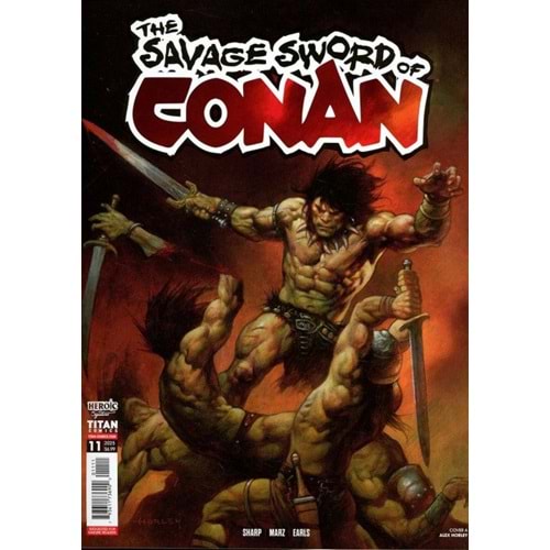 SAVAGE SWORD OF CONAN # 11 COVER A ALEX HORLEY