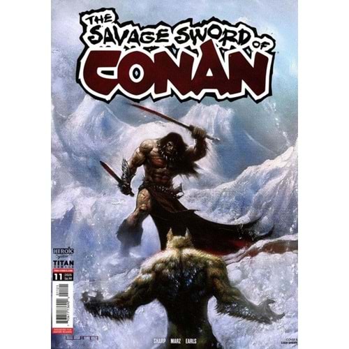 SAVAGE SWORD OF CONAN # 11 COVER B LIAM SHARP VARIANT