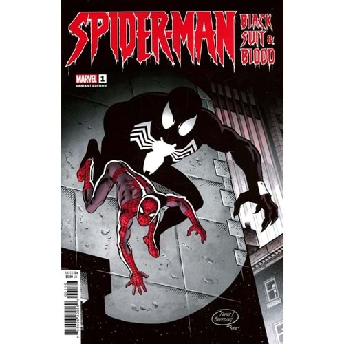SPIDER-MAN BLACK SUIT AND BLOOD # 1 (OF 4) 1:25 RON FRENZ VARIANT