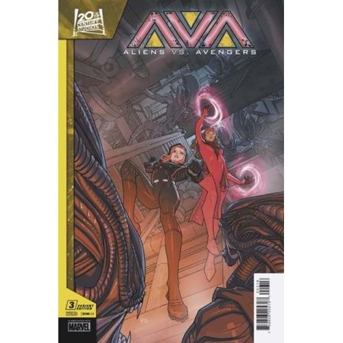 ALIENS VS AVENGERS #3 1:25 PETE WOODS VARIANT