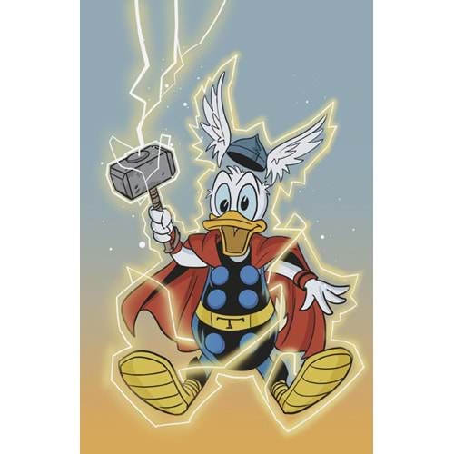 WHAT IF? DONALD DUCK BECAME THE MIGHTY THOR # 1 1:50 PHIL NOTO VIRGIN VARIANT