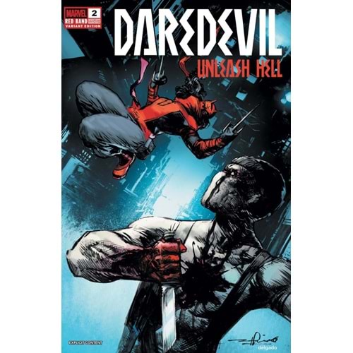 DAREDEVIL UNLEASH HELL RED BAND # 2 (OF 5) GERARDO ZAFFINO VARIANT (POLYBAGGED)
