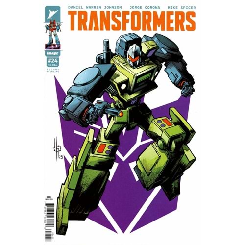 TRANSFORMERS (2023) # 24 SECOND PRINTING COVER A JASON HOWARD DECEPTICON