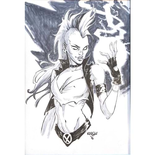 STORM SKETCH BY SÜMEYYE KESGİN ÇERÇEVELİ