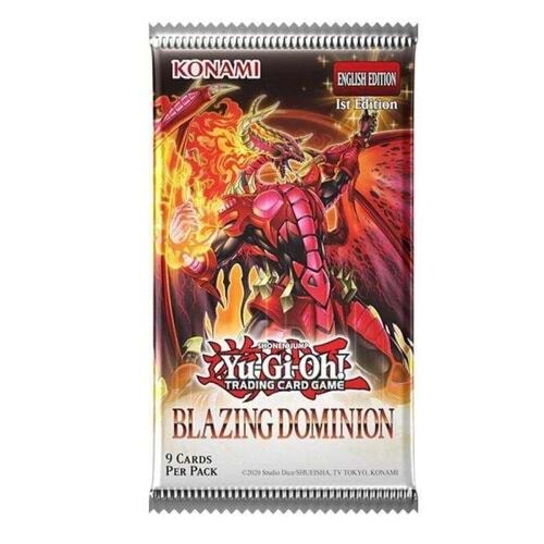 YUGIOH BLAZING DOMINION BOOSTER PACK
