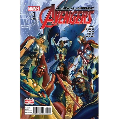 ALL NEW ALL DIFFERENT AVENGERS # 1-15 + ANNUAL TAM SET