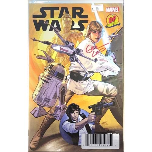 DF STAR WARS # 1 GREG LAND VARIANT GREG LAND İMZALI SERTİFİKALI