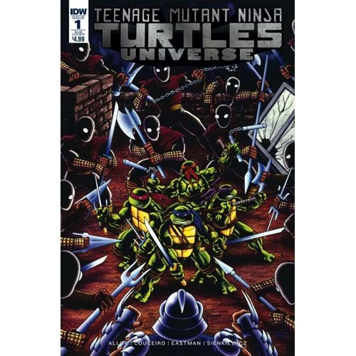 TEENAGE MUTANT NINJA TURTLES UNIVERSE #1 COVER B KEVIN EASTMAN & PETER LAIRD VARIANT