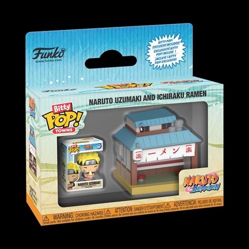 FUNKO BITTY POP TOWNS NARUTO UZUMAKI AND ICHIRAKU RAMEN