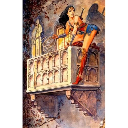 WONDER WOMAN # 1 ITALIAN MUSEUM EDITION MILO MANARA VIRGIN VARIANT
