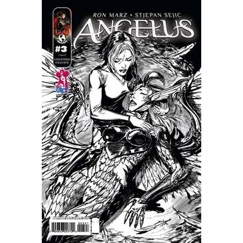 ANGELUS #3 CALGARY EXPO 2010 EXCLUSIVE STJEPAN SEJIC B&W VARIANT