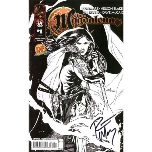 MAGDALENA (2010) #1 DF EXCLUSIVE RYAN SOOK VARIANT SIGNED BY RON MARZ İMZALI
