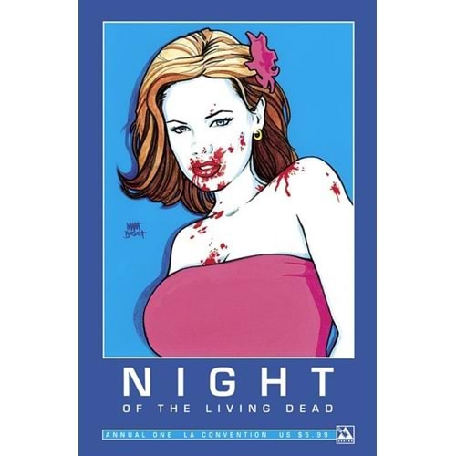 NIGHT OF THE LIVING DEAD ANNUAL #1 LA CONVENTION EXCLUSIVE MATT BUSCH VARIANT F