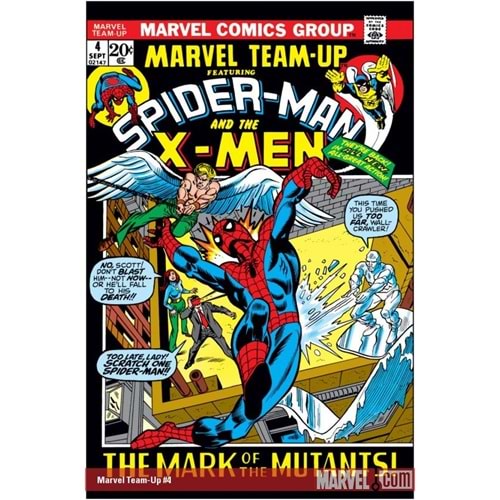 MARVEL TEAM-UP (1972) # 4 (İLK SAYFADA DAMGA VAR, KAPAKTA KÜÇÜK BİR DAMGA VAR)