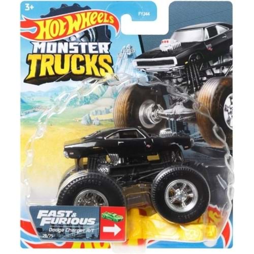 HOT WHEELS MONSTER TRUCKS FAST & FURIOUS - DODGE CHARGER R/T