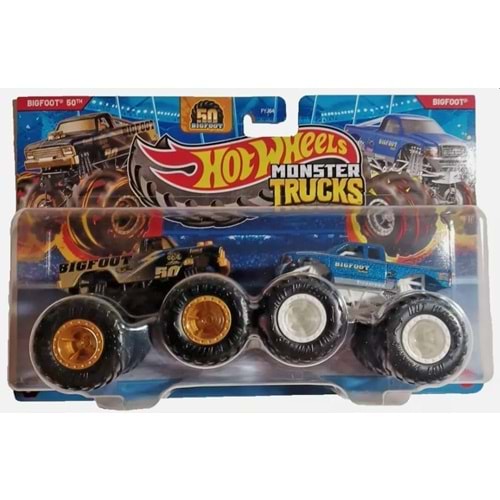 HOT WHEELS MONSTER TRUCKS TWO-PACK BIGFOOT 50TH & BIGFOOT