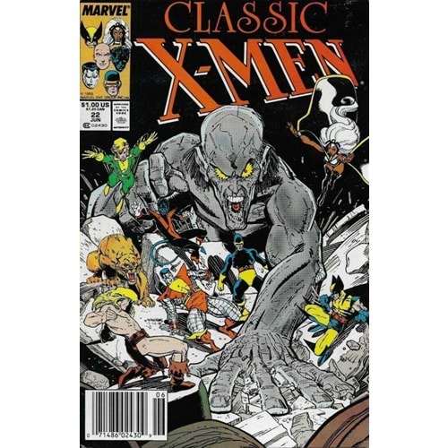 X-MEN CLASSIC (1986) #22 NEWSSTAND F