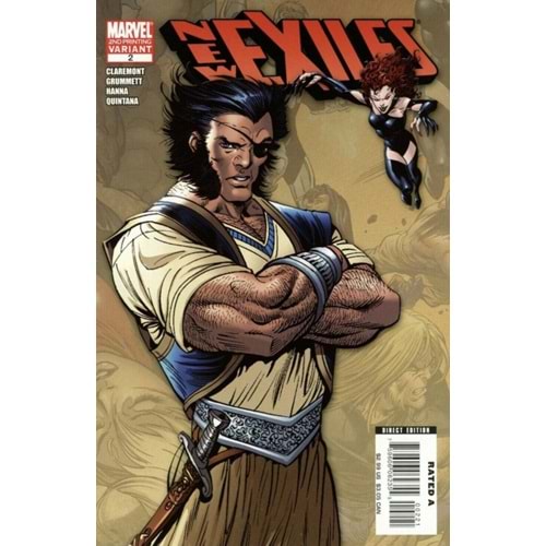 NEW EXILES (2008) #2 SECOND PRINTING MICHAEL GOLDEN VARIANT