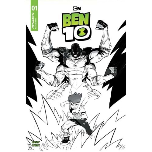 BEN 10 (2026) #1 COVER K 1:15 SEBASTIAN PIRIZ LINE ART VARIANT