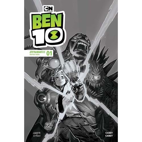 BEN 10 (2026) #1 COVER J 1:10 ERIC CANETE LINE ART VARIANT