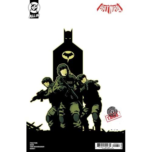 BATMAN (2025) #9 COVER H 1:25 DAVID AJA CARD STOCK VARIANT