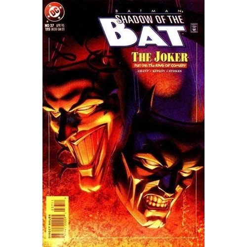 BATMAN SHADOW OF THE BAT # 37 NEWSSTAND (ARKA SAYFADA FİYAT ETİKETİ VAR)