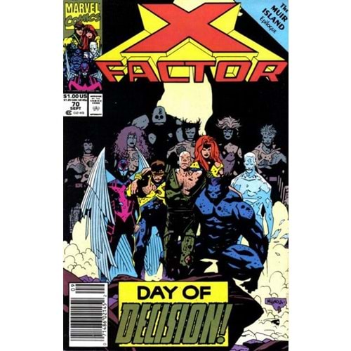 X-FACTOR (1986) # 70 NEWSSTAND F