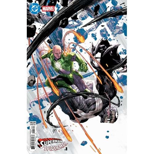 DC MARVEL SUPERMAN SPIDER-MAN #1 (ONE-SHOT) SECOND PRINTING COVER C YASMINE PUTRI CARD STOCK VARIANT