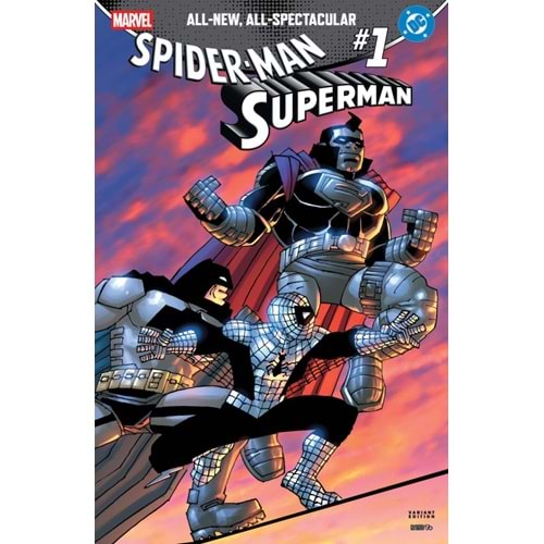 MARVEL DC SPIDER-MAN SUPERMAN #1 1:50 FRANK MILLER VARIANT