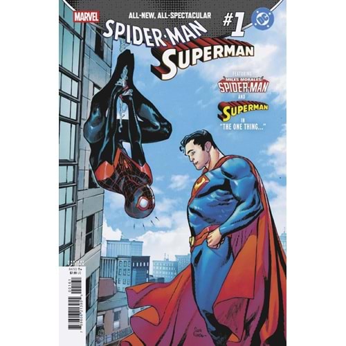 MARVEL DC SPIDER-MAN SUPERMAN #1 SARA PICHELLI VARIANT