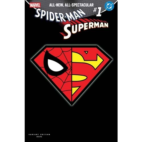 MARVEL DC SPIDER-MAN SUPERMAN #1 LOGO MASHUP VARIANT