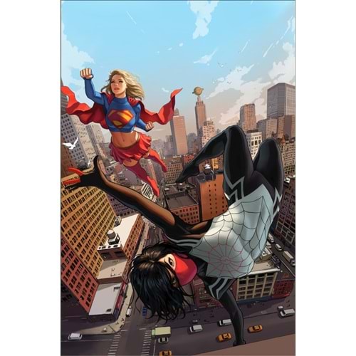 MARVEL DC SPIDER-MAN SUPERMAN #1 1:100 IVAN TALAVERA VIRGIN VARIANT
