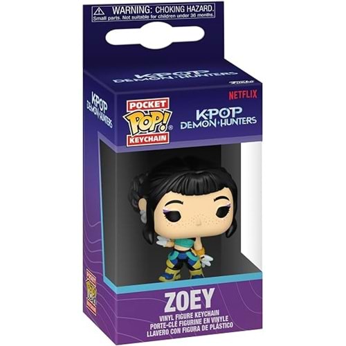 FUNKO POP K-POP DEMON HUNTERS ZOEY KEYCHAIN