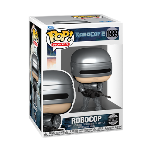 FUNKO POP MOVIES ROBOCOP 2 ROBOCOP METALLIC 1989