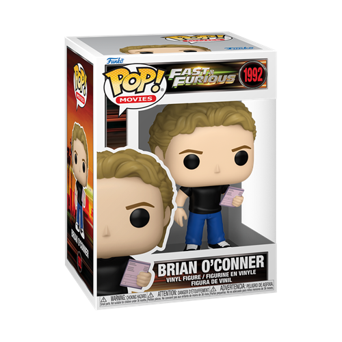 FUNKO POP MOVIES FAST & FURIOUS BRIAN OCONNER 1992