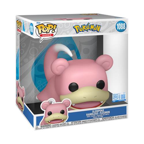 FUNKO POP JUMBO GAMES POKEMON SLOWPOKE 1088 (KUTUSU HASARLIDIR)