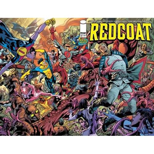 REDCOAT #17 COVER D BRYAN HITCH & BRAD ANDERSON INVINCIBLE TEAM UP WRAPAROUND VARIANT