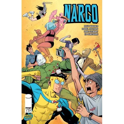 NARCO #1 (OF 5) COVER D DANIEL HILLYARD & DAVE STEWART INVINCIBLE TEAM UP VARIANT