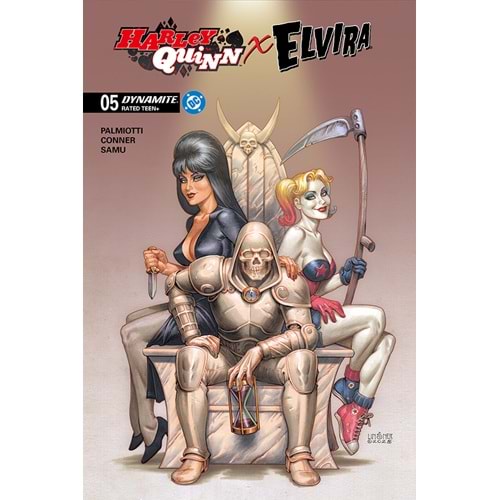 HARLEY QUINN X ELVIRA #5 COVER C JOSEPH MICHAEL LINSNER VARIANT